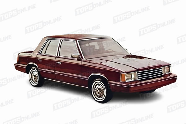 1981 thru 1983 - Dodge Aries 4 Door Sedan