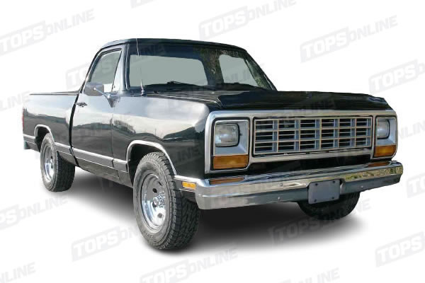 Dodge D Series Deluxe Model Standard Cab 2 Door Pickup Truck - 1972 thru 1993