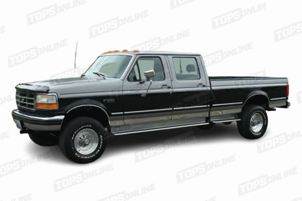 Ford F100, F150 & F250 4 Door Crew Cab Pickup Truck - 1992 thru 1997
