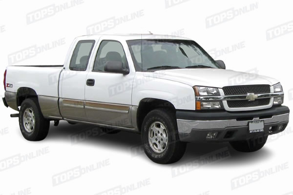 Chevrolet Silverado Extended Cab 2 Door Pickup Truck (with 2 Rear Suicide Doors) - 1999 thru 2006