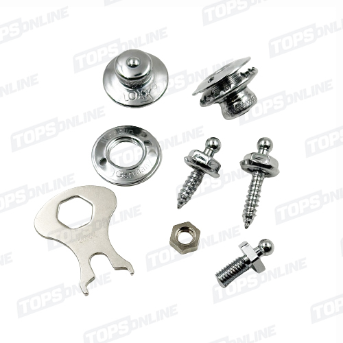 German Chrome Small Head Tenax® Fasteners