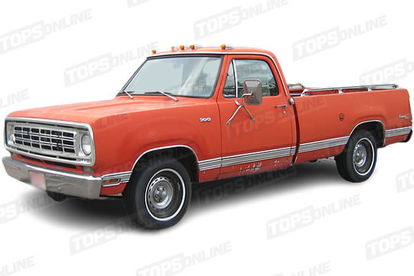 Dodge D Series Base Model Standard Cab 2 Door Pickup Truck - 1972 thru 1993