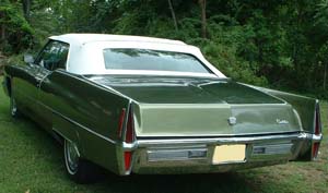 1965 thru 1970 Cadillac Deville Convertible
