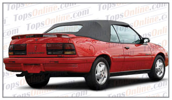 cp-UPEav--1983-thru-1995-Pontiac-Sunbird,-GT,-LE-and-SE-Convertible-Rubber-Weatherstrips-(Weather-Seals)
