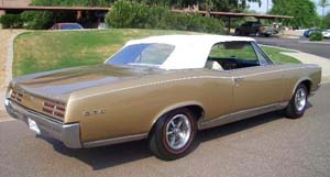 1966 and 1967 Pontiac GTO, Lemans & Tempest Convertible