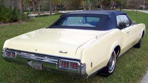 1965 thru 1970 Oldsmobile Delmont 88, Delta 88, Dynamic 88, Jetstar 88 & Starfire Convertible