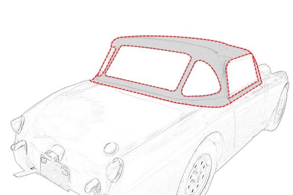 Kono Covers 5-Layer Waterproof Car Cover For Triumph TR4A (1965-1967) | Custom Fit